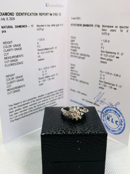 Пръстен 1 ct Диамант