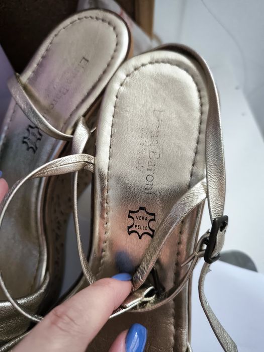 Sandale piele Elena Baroni Italy 40