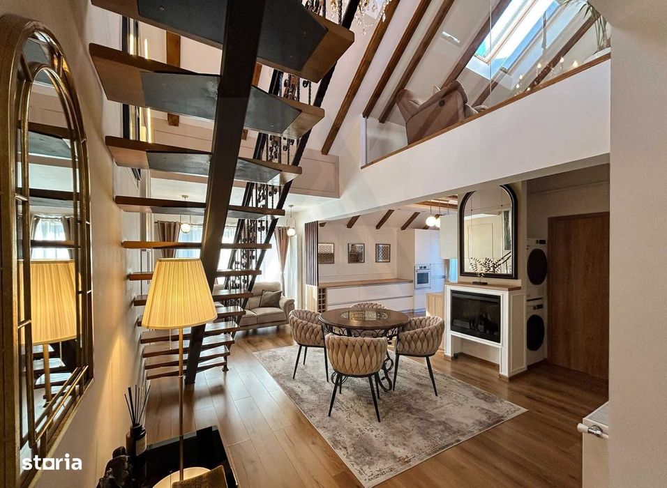 Penthouse lux 122 mp utili 4 camere 3 bai etaj 2 in Arhitectilor