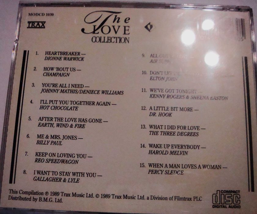 "The love collections"- шест компакт диска