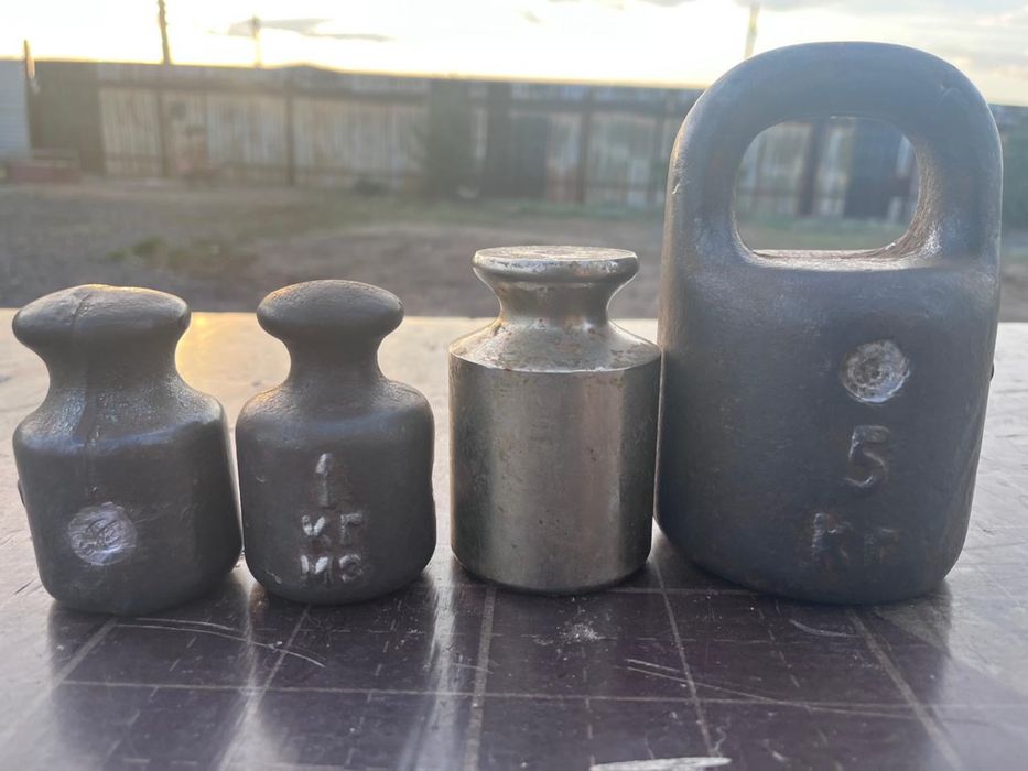 Весы СССР, есть гири