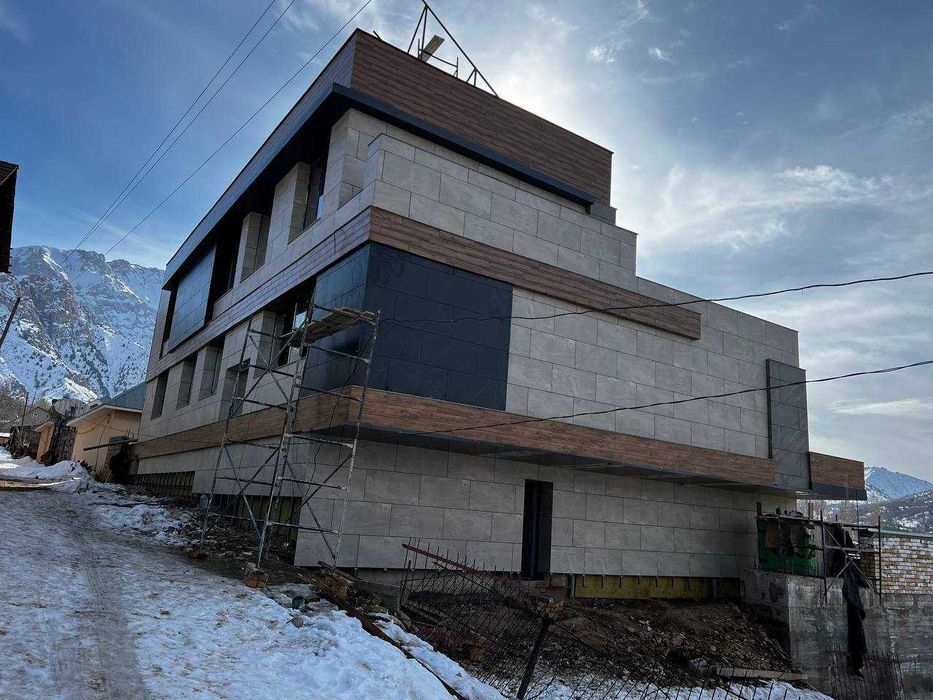 Suxoy montaj fasad ishlari | Сухой монтаж вентилируемый фасад под ключ