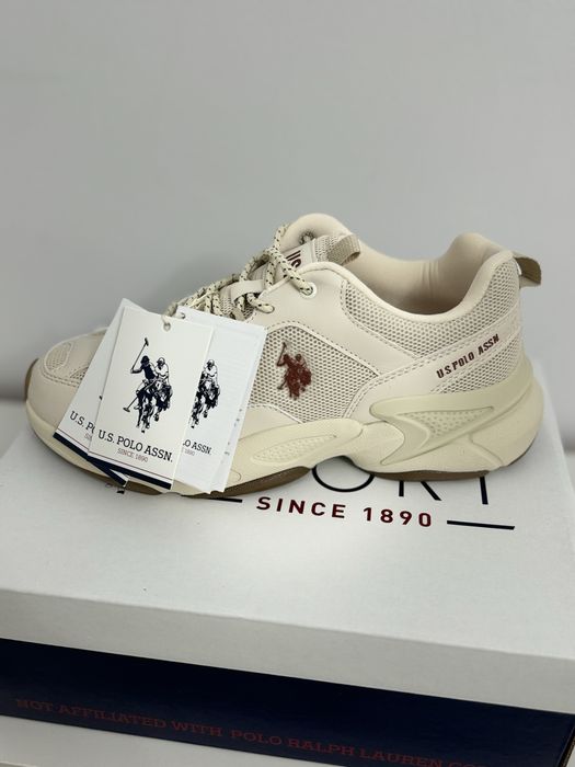 U.S. Polo ASSN, Pantofi Sport Bej
