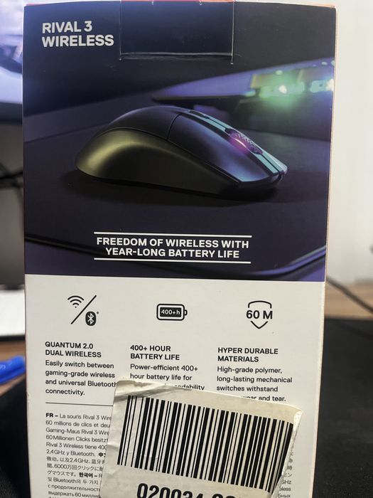 ПРОДАМ Steelseries rival 3 wireless