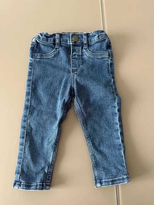 Бебешки дънки  - коплект от 2 броя , размер 9-12 месеца