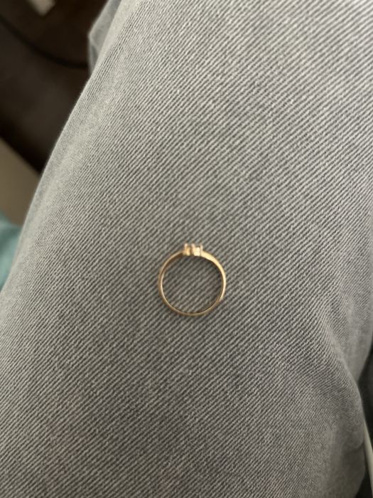 золотое кольцо 585 пробы, 17размер