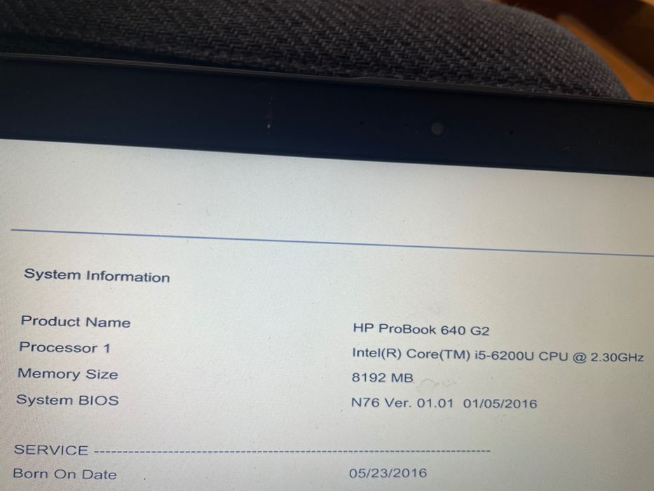 Hp probook 640 G2 на части