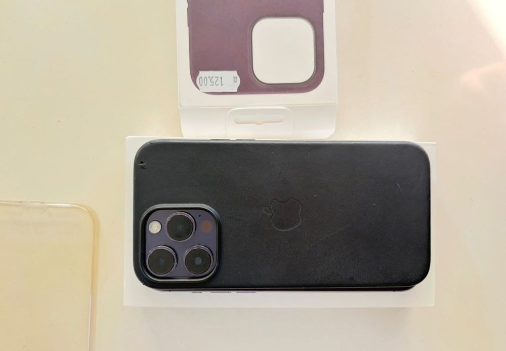 iPhone 14 Pro Max 1TB Deep Purple + кутия + кейсове