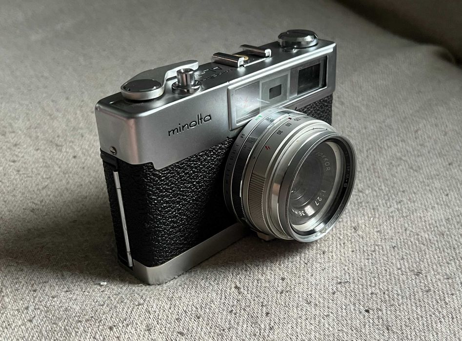 Aparat foto Minolta AL-F funcțional 35mm obiectiv Rokkor 38mm f/2.7