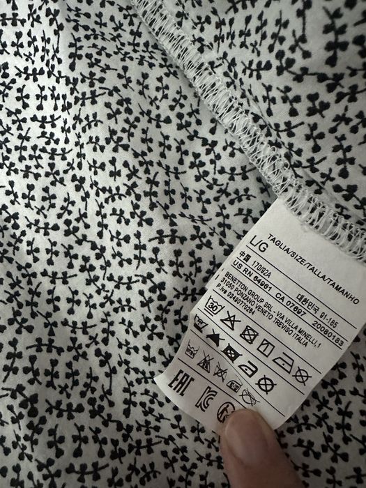 benetton риза размер Л