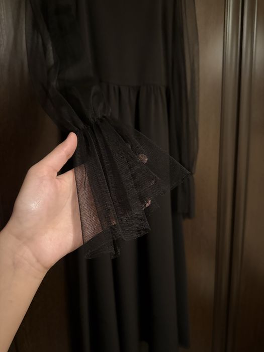 черное вечернее платье