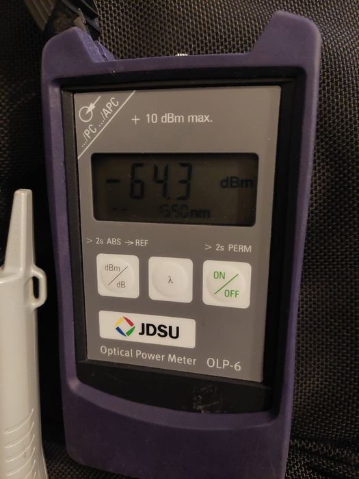 Powermeter pentru testare , măsurare semnal fibra optica veex exfo