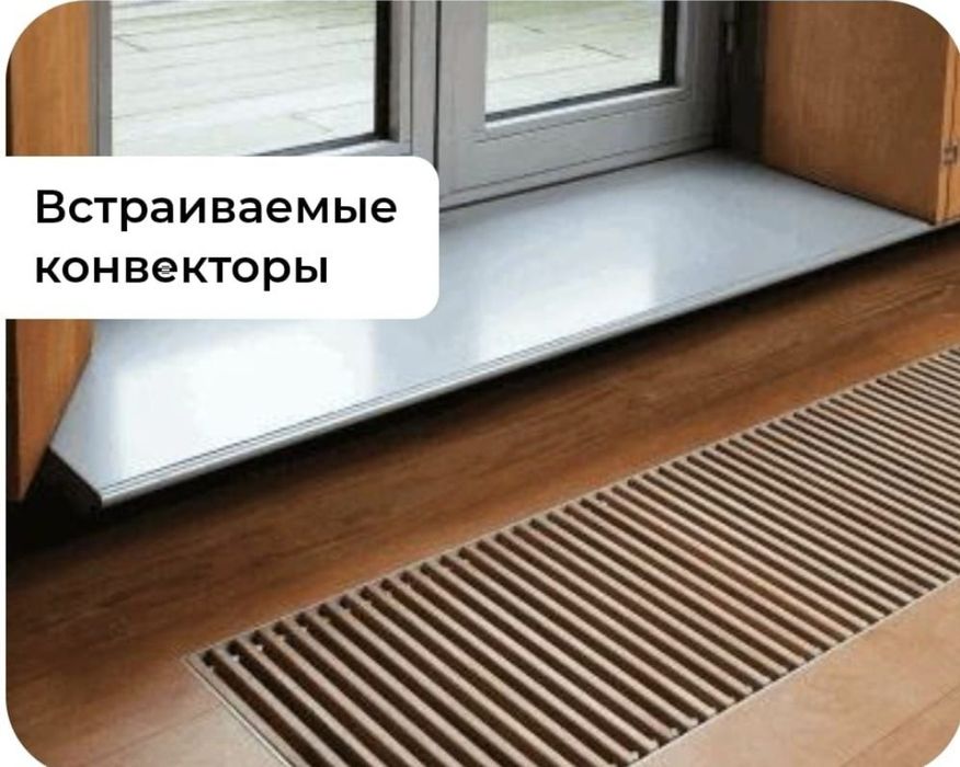 Конвекторы встраиваемые (внутрипольные)  Itermic