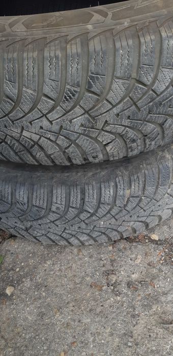 Зимни гуми и железни джанти+алуминиеви