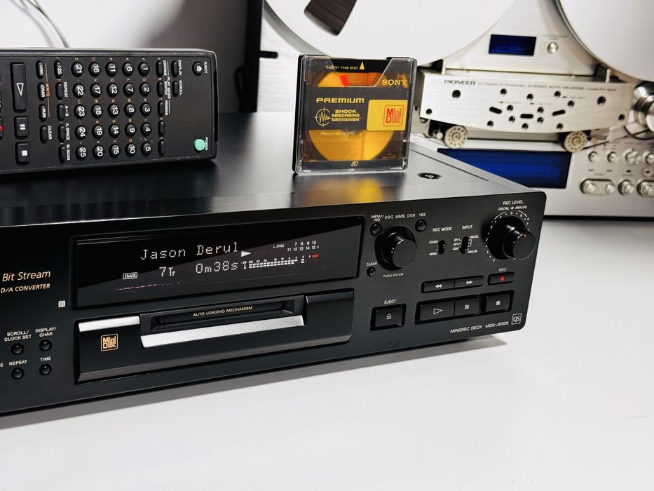 Minidisc SONY seria QS MDS-JB920QS,telecomandă,impecabil-sunet de 10