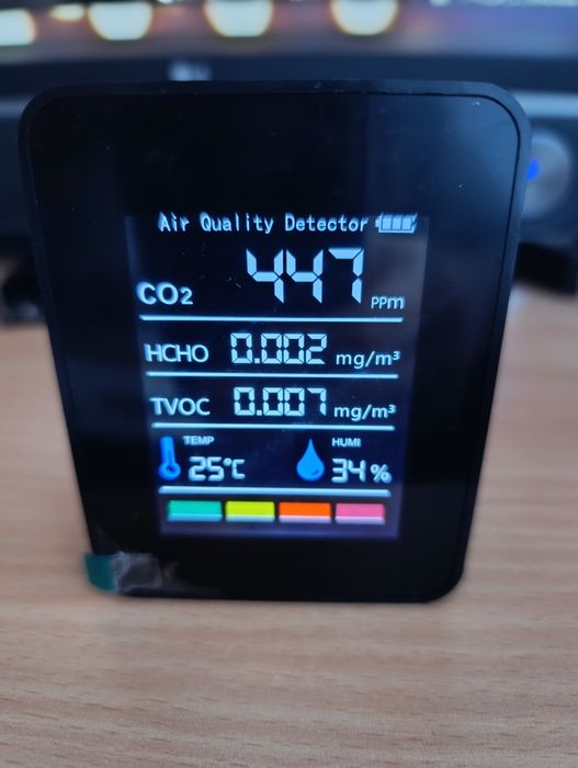 Termometru detector calitate aer