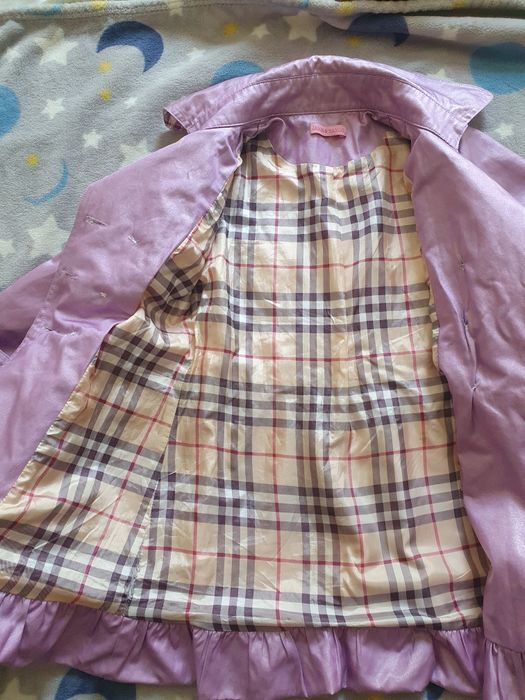 Плащ осенний для девочки 5-6 лет