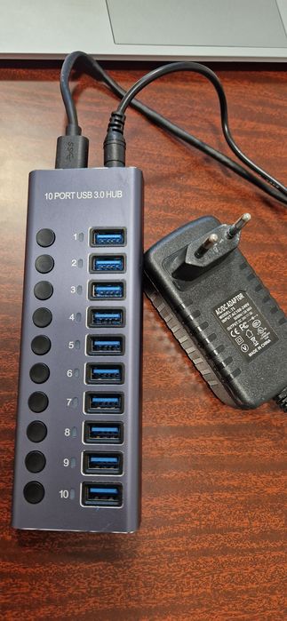 Док-станция USB 3.0 10 портов