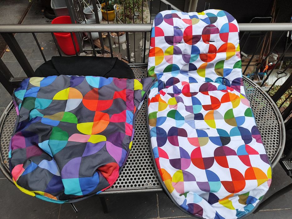 Бебешка количка Cosatto Giggle 2in1 с кош за кола, дъждобран и чувал