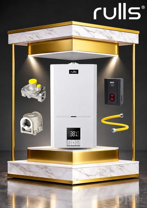 Рассрочка! Газовый Котел Rulls 24 Kwt. Кател Котел Katyol Котёл