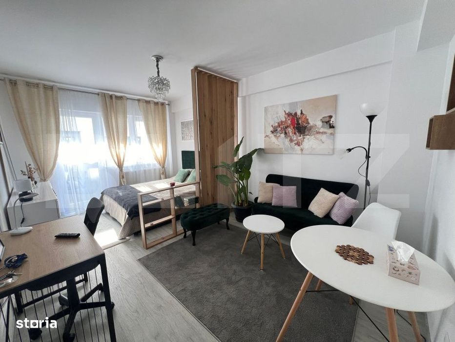 Apartament 1 camera, 37 mp, parcare subterana, zona Urusagului