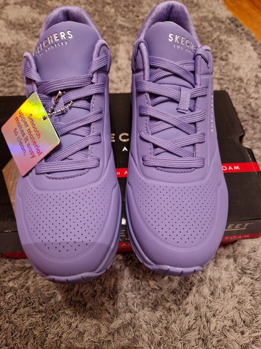 Adidași Skechers noi, culoare mov, cu memory foam