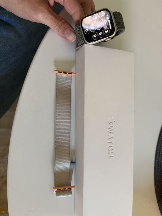 Ceas inteligent Apple Seria 9, 41 mm + 2 curele originale