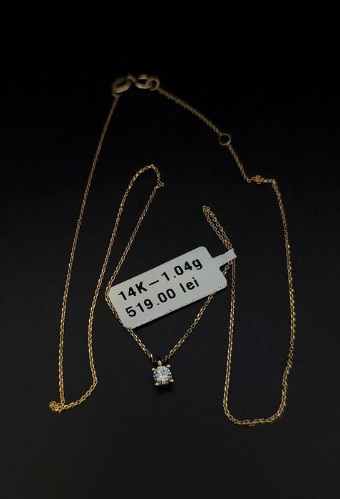 Bijuteria Royal lant din aur 14k 1.04 gr