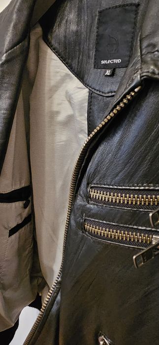 Кожено яке SELECTED  L/XL