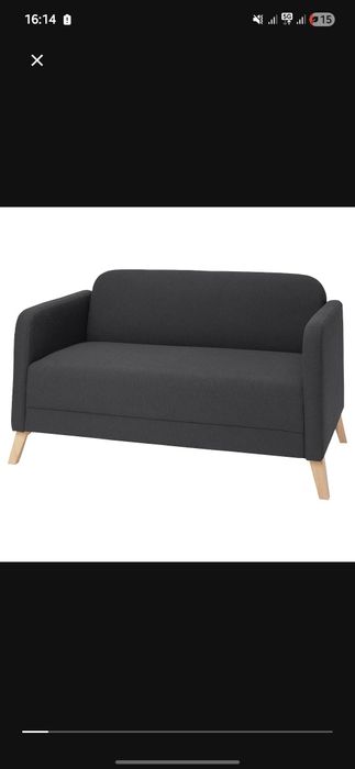 Canapea fixa ikea linanas gri