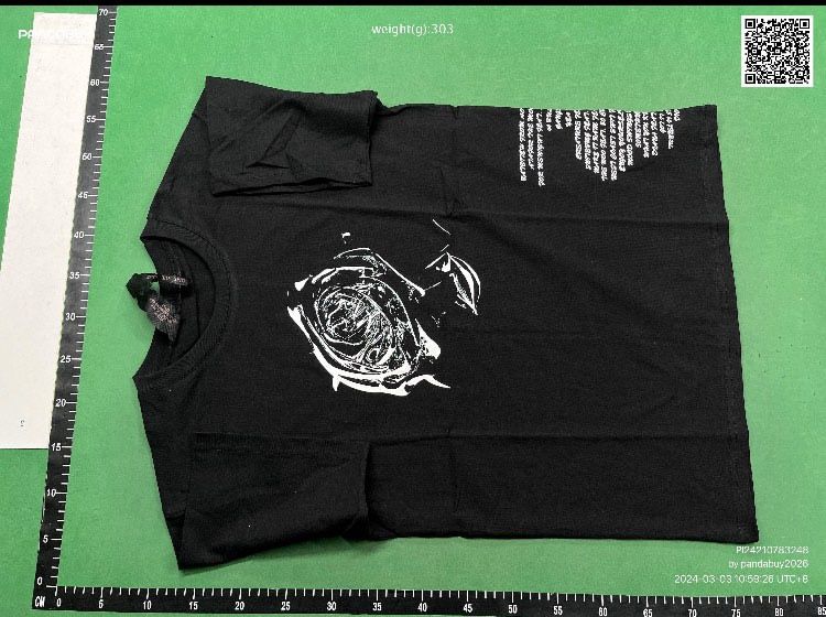 Черна тениска Vlone