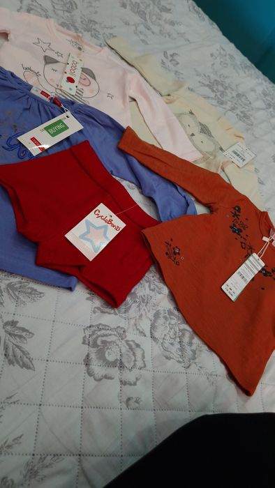 Лот нови дрехи бебе момиче boboli,name it..