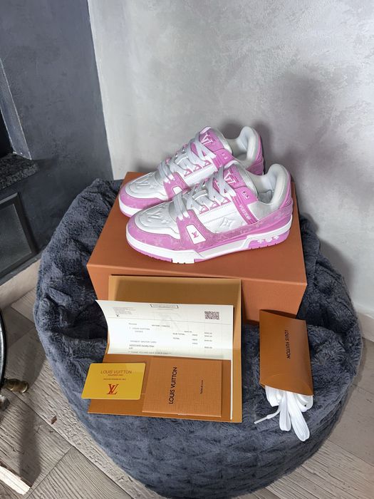 Louis Vuitton LV Trainers Pink Rose / Roz