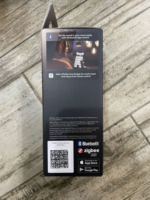 Смарт крушка Philips - Hue Filament, 7W, E27, ST64