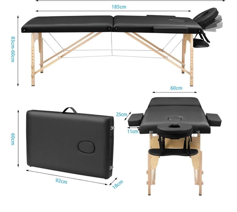 Masa masaj. Folosită pentru a pune gene doar 3 săptămâni