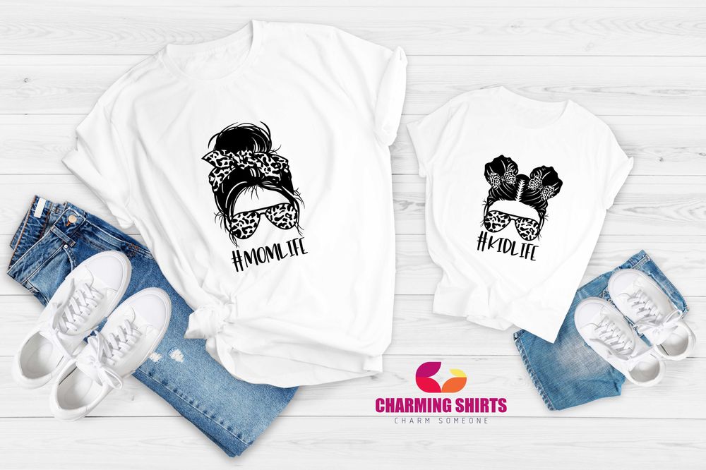 Еднакви тениски Мама и Аз