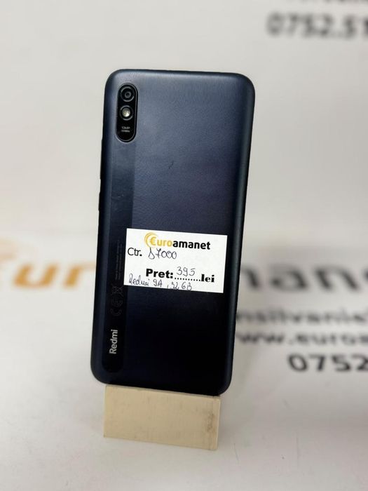 Telefon mobil Xiaomi Redmi 9A, Dual SIM, 32GB, 4G, Carbon Grey -T-