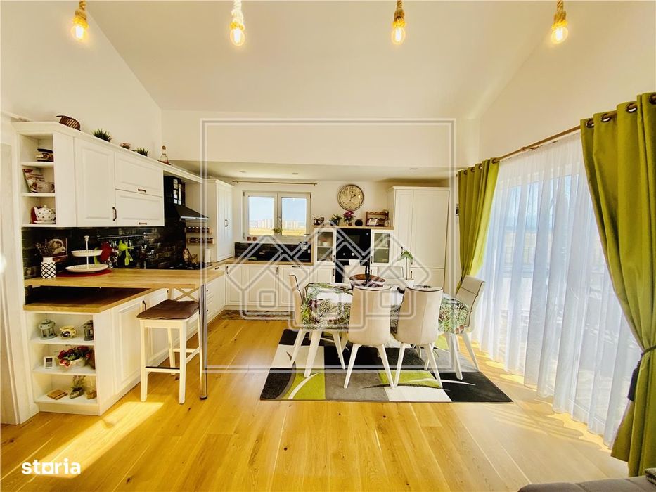 Penthouse mobilat si utilat modern cu terasa de 40 mp