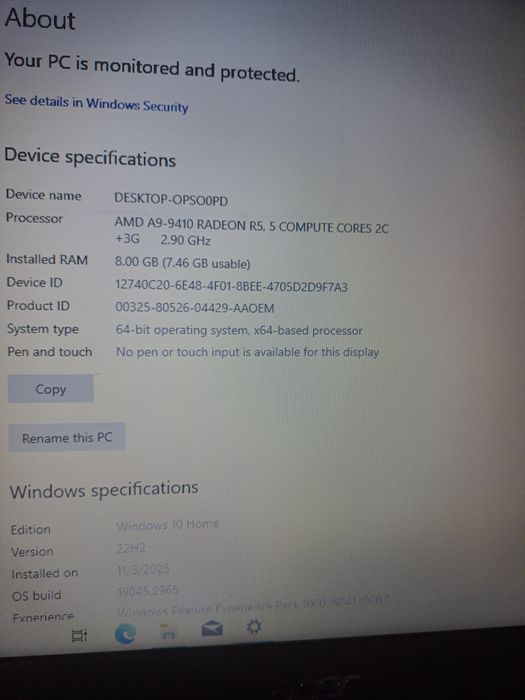 Vand acer aspire E5-523