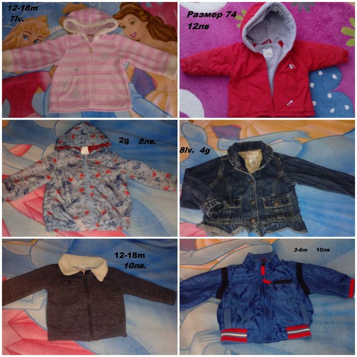 Връхни/зимни космовти/якета