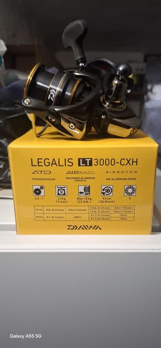 Макара Daiwa Legalis 3000-CXH