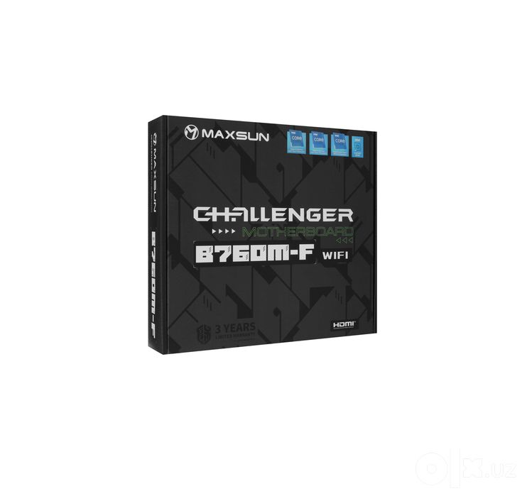 - Материнская плата Maxsun Challenger B760M-F WIFI DDR4