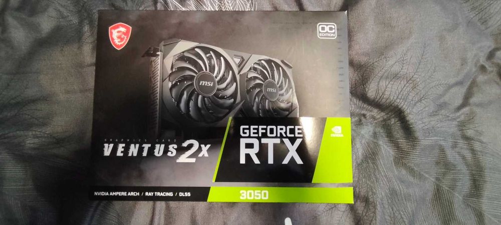 MSI GeForce RTX 3050 VENTUS 2X 8G OC  — употребявана