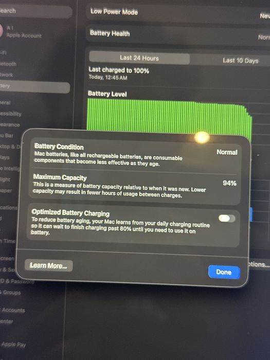 Macbook pro m1 16' 32gb 512ssd
