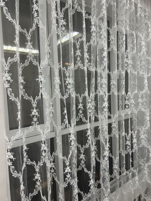 Шторы, тюль с узором