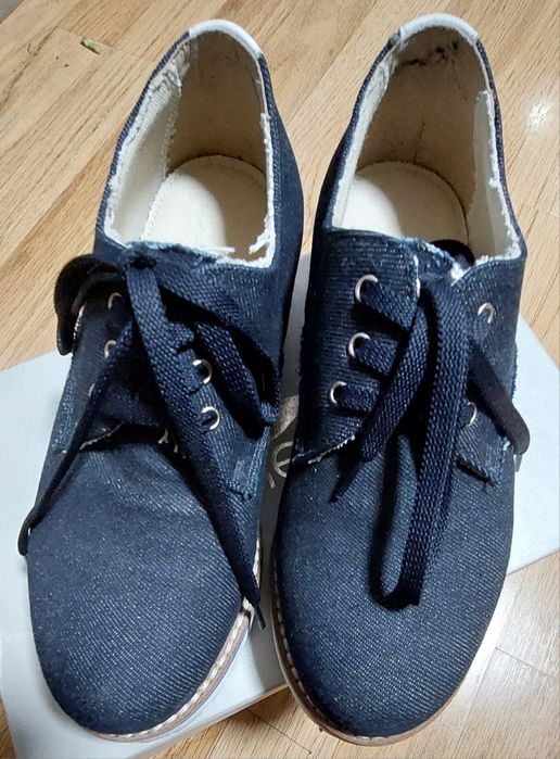 Дамски обувки -деним