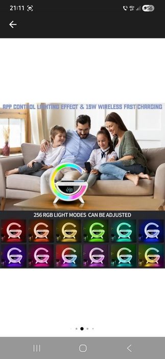 Boxa Bluetooth cu încărcare wireless + radio