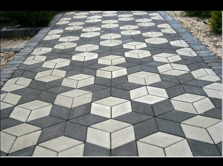 Укладка брусчатки