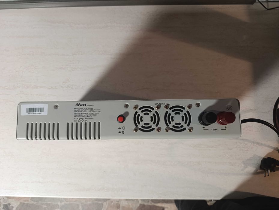 1000VA СУПЕР ТЪНЪК Инвертор за ток(UPS) – 12V/230V - в гаранция