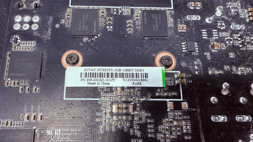 Продам видеокарту GTX650Ti 2GB